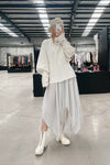 Marc Le Bihan 2590 Collection of Triple Tulle Silk Skirts Handmade in France MLB-2590-BAI White